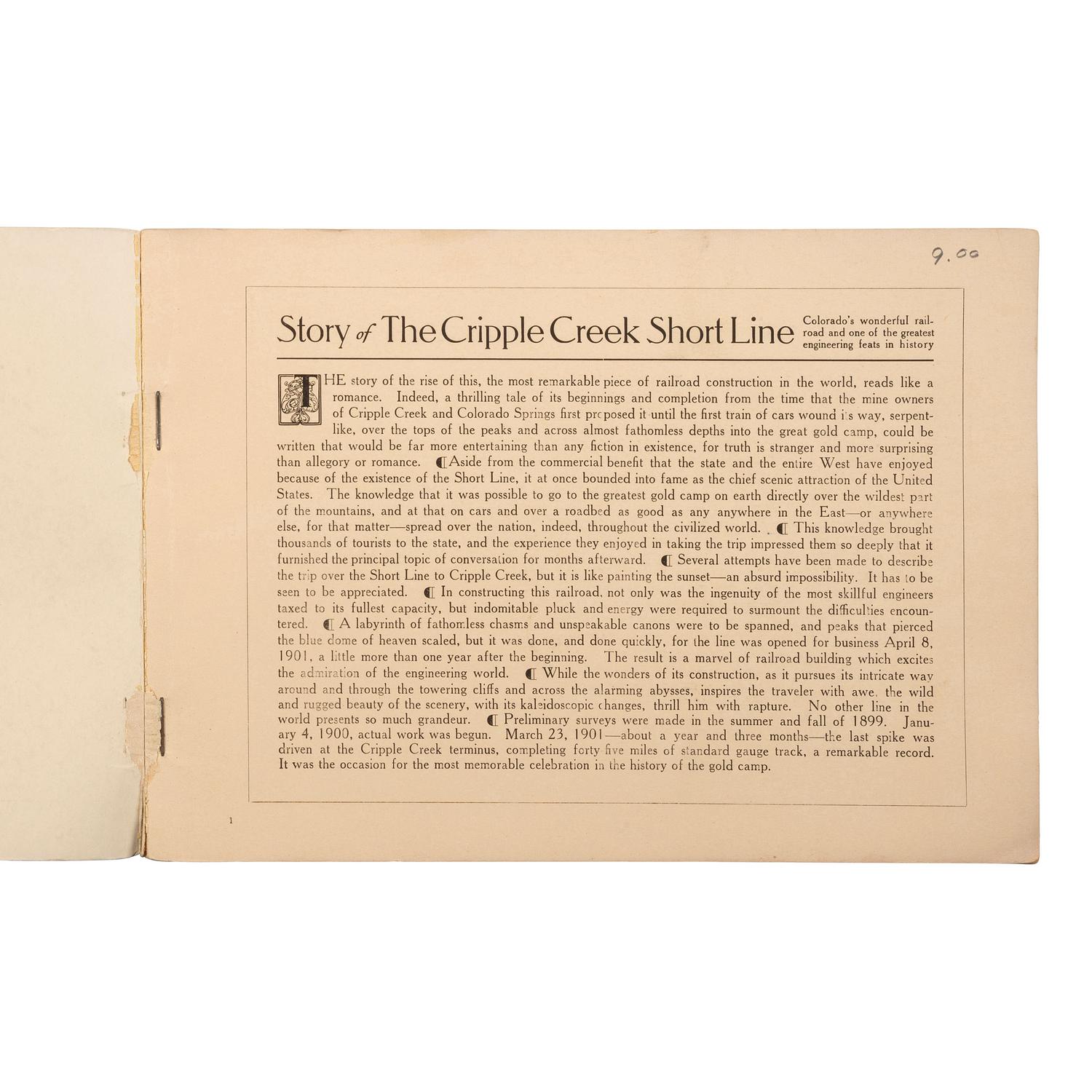[MINING - COLORADO]. A group of stereoviews, photographs, and ephemera related to Cripple Creek and other mining areas of Colorado, comprising: