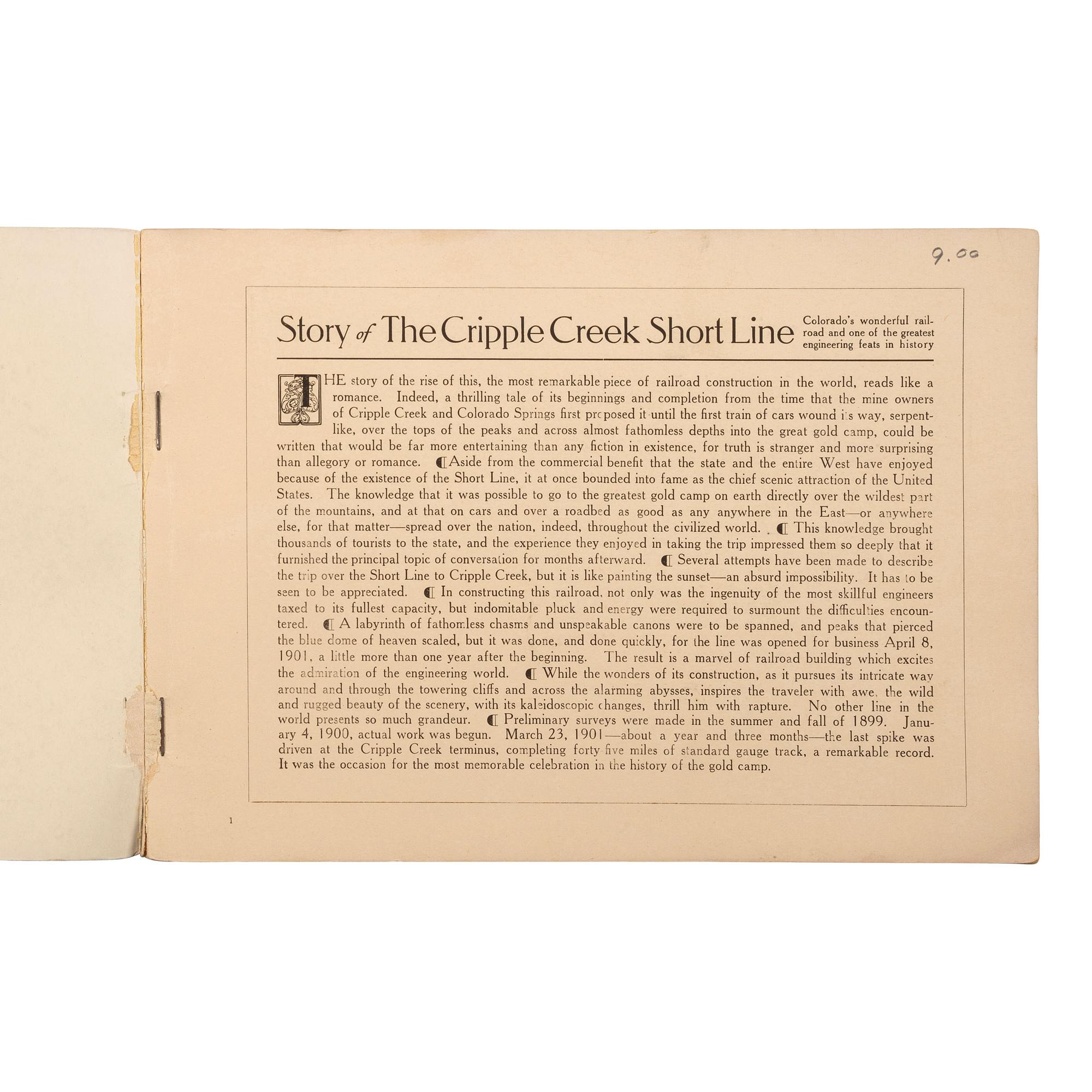 [MINING - COLORADO]. A group of stereoviews, photographs, and ephemera related to Cripple Creek and other mining areas of Colorado, comprising: