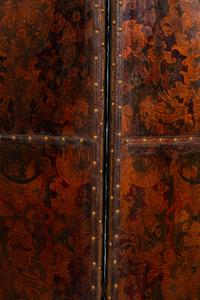 A Spanish Leather Four-Fold Floor Screen — 18TH/19TH CENTURY