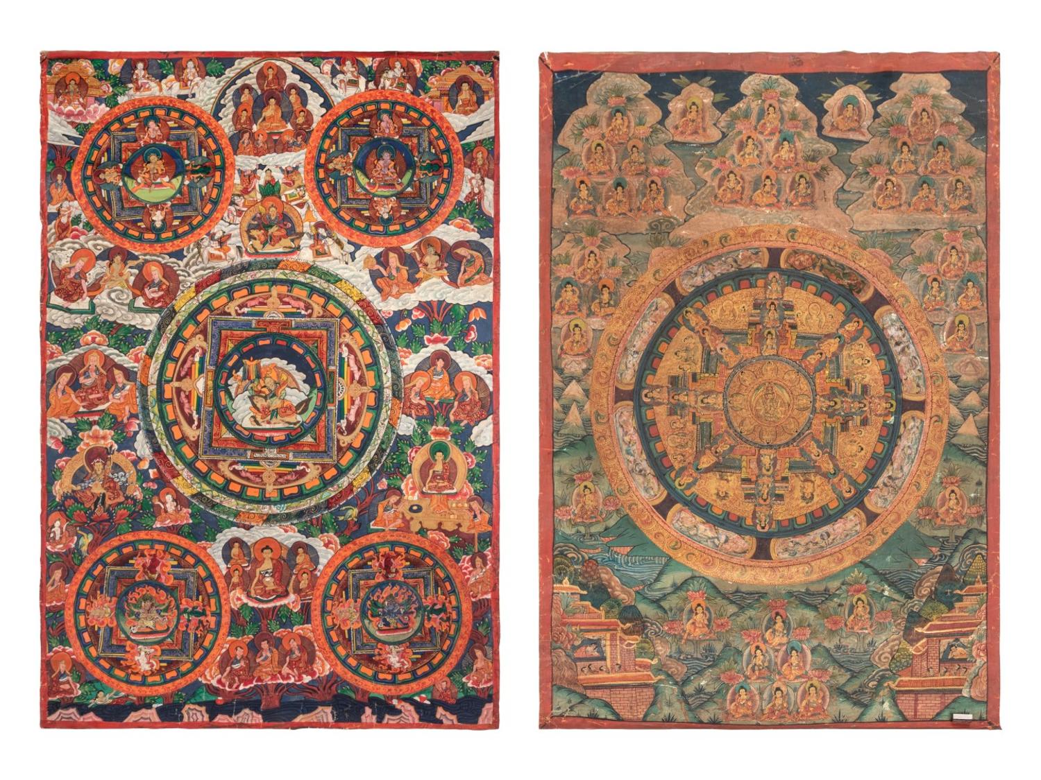 Two Tibetan Thangkas