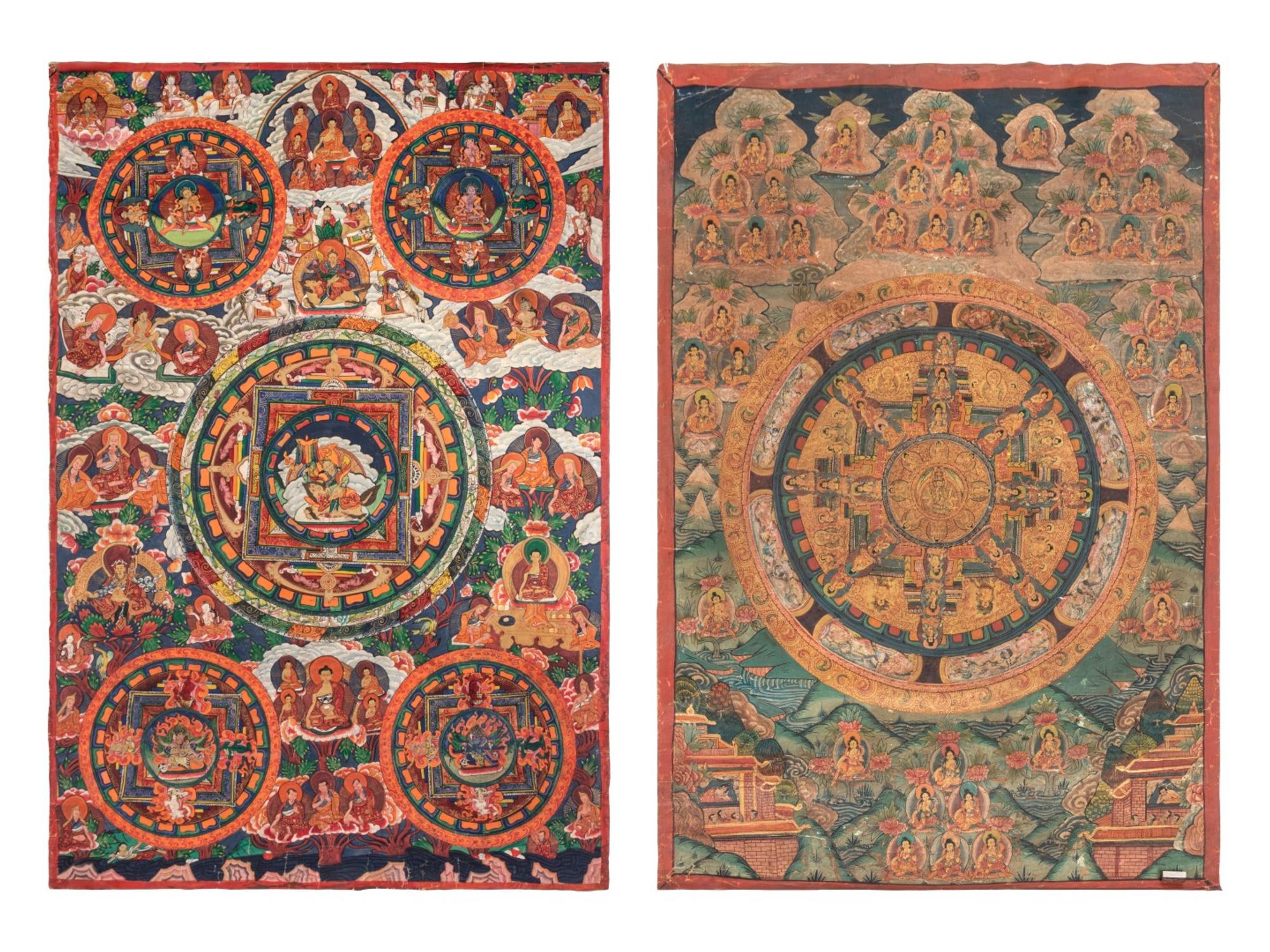 Two Tibetan Thangkas
