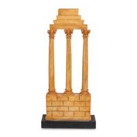 A Grand Tour Style Composition Model of the Temple of Castor and Pollux