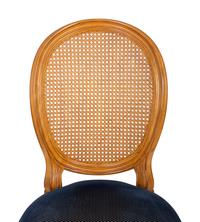 Six Louis XVI Style Fruitwood and Canework Dining Chairs — EARLY 20TH CENTURY