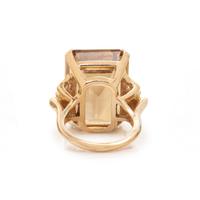 SMOKEY QUARTZ RING