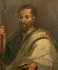 Artist Unknown, (18th/19th century), Portrait of a Robed Man Holding a Spear