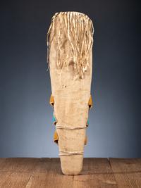 Apsáalooke [Crow] Beaded Hide Toy Cradle