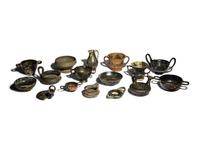 16 Greek, Etruscan, and South Italian Terracotta Vessels