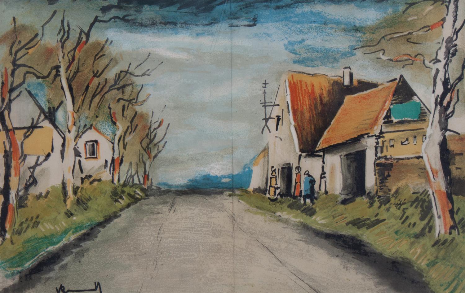 After Maurice de Vlaminck, (French, 1876-1958), La Route, 1958