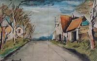 After Maurice de Vlaminck, (French, 1876-1958), La Route, 1958