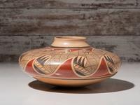 Polychrome Pottery Jar, with Migration Pattern