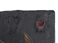 A Pair of Tibetan Painted Wood Door Panels