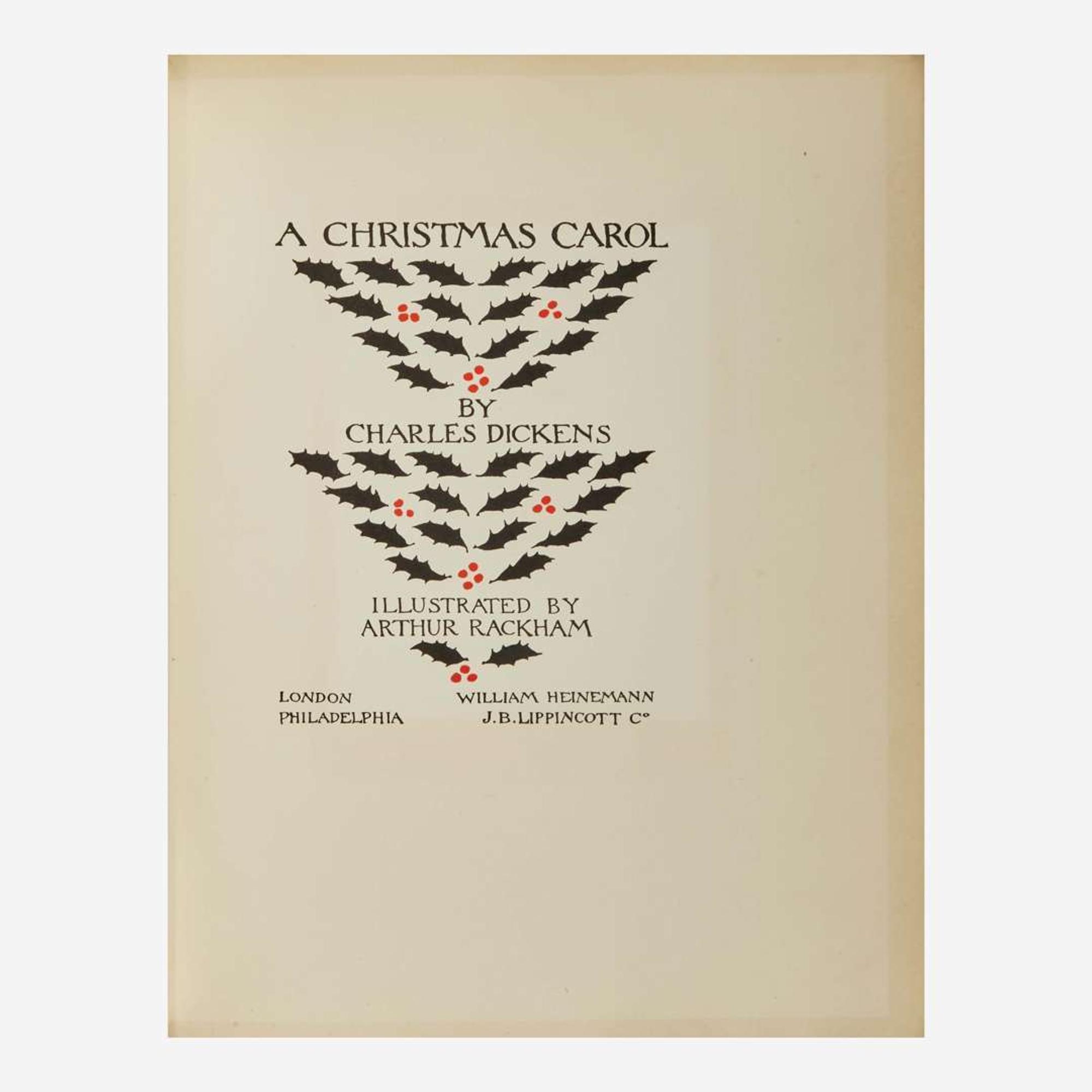 [Children's & Illustrated] [Rackham, Arthur] Dickens, Charles A Christmas Carol