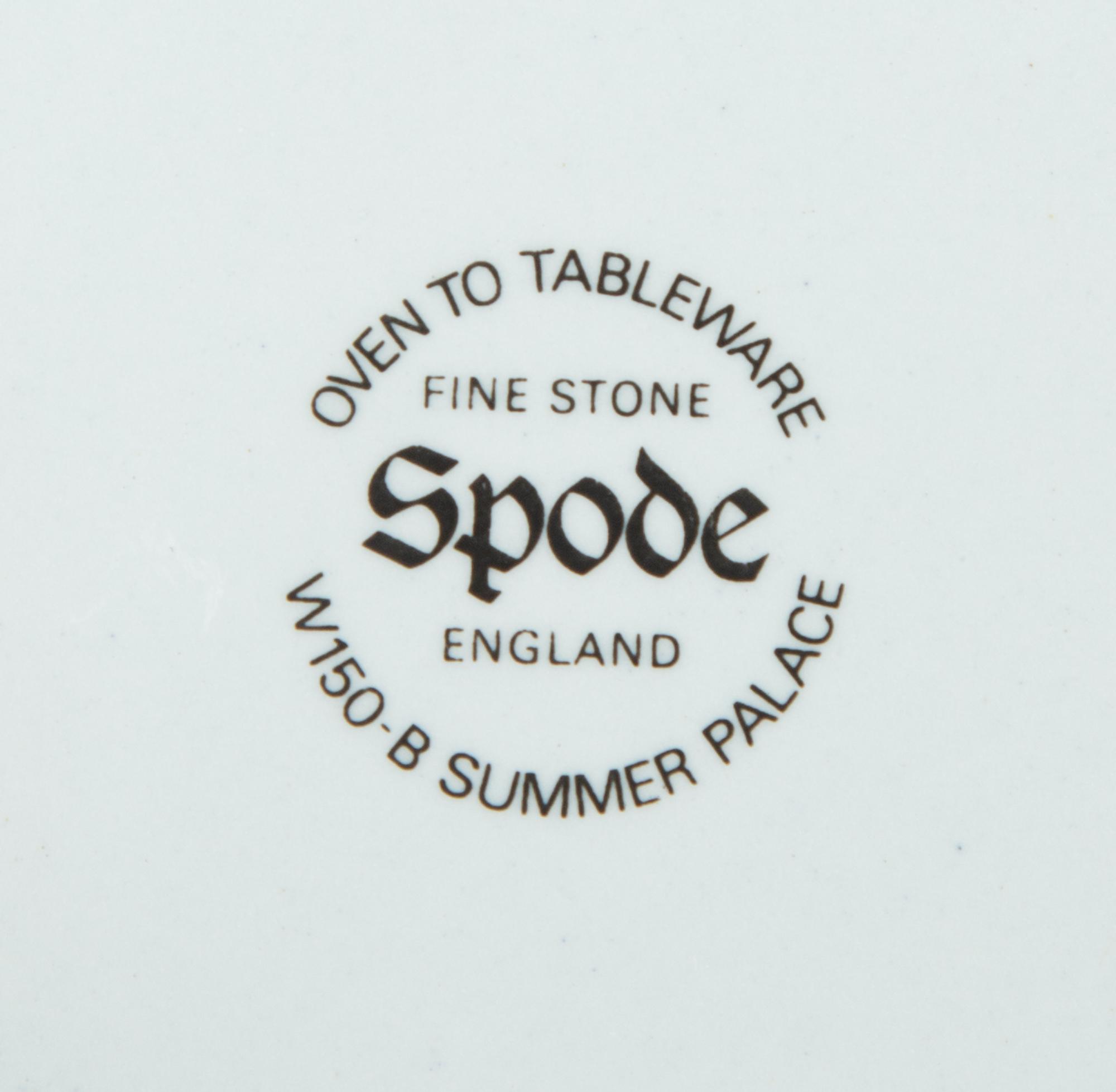 A Spode Porcelain Dinner Service
