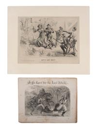 [CIVIL WAR] -- [DAVIS, Jefferson (1808-1889)]. A group of anti-Davis song sheets, sheet music, and an engraving, comprising: