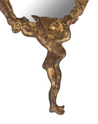 Two French Gilt Bronze Hand Mirrors