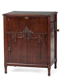 A Swiss-Made Stella Mahogany Console Disc Music Box