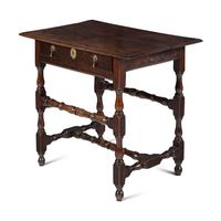 A William and Mary Oak Side Table