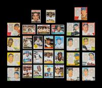 A Group of Nearly 200 1950s-70s Baseball Cards Including Mickey Mantle, Willie Mays and Multiple Hall of Famers,