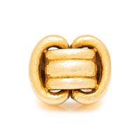 DAVID WEBB, YELLOW GOLD RING