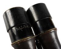 [CIVIL WAR]. Field glasses identified to Jacob H. Markel, Co. I, 50th New York Engineers.