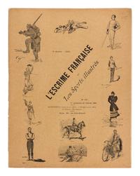 [FENCING -- FRENCH]. A group of approximately 86 volumes about fencing in French, including: