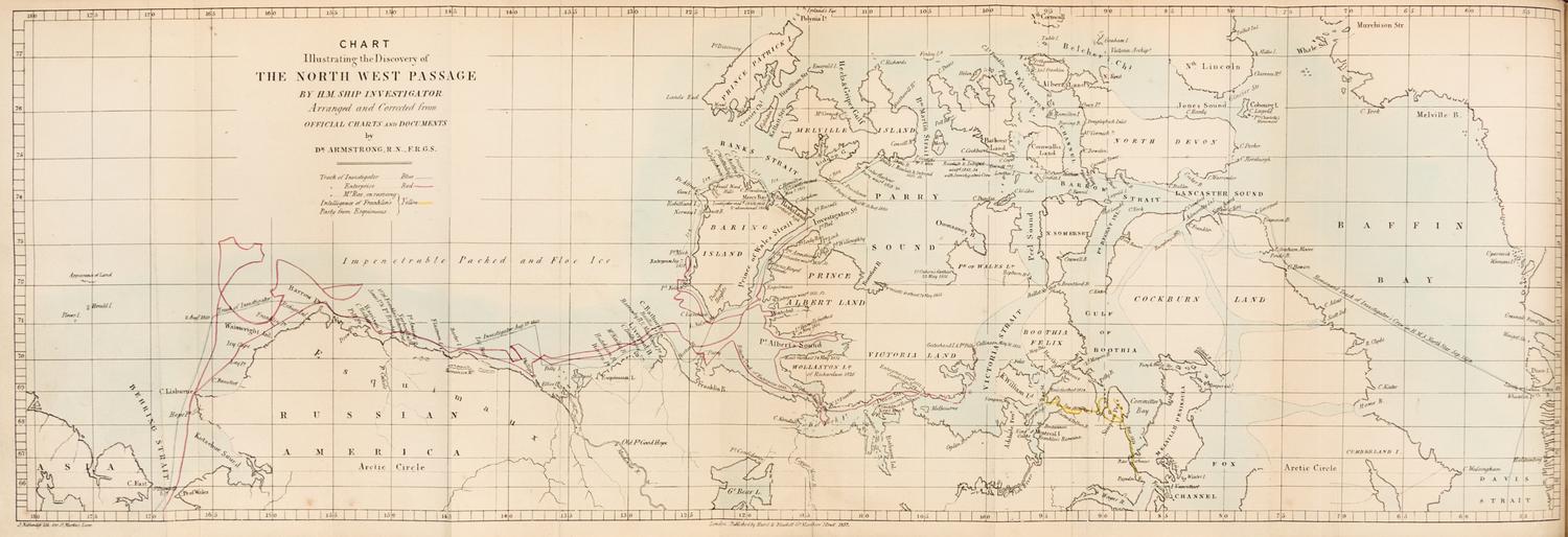 ARMSTRONG, Alexander, Sir (1818-1899). A Personal Narrative of the Discovery of the North-West Passage. London, 1857. FIRST EDITION.