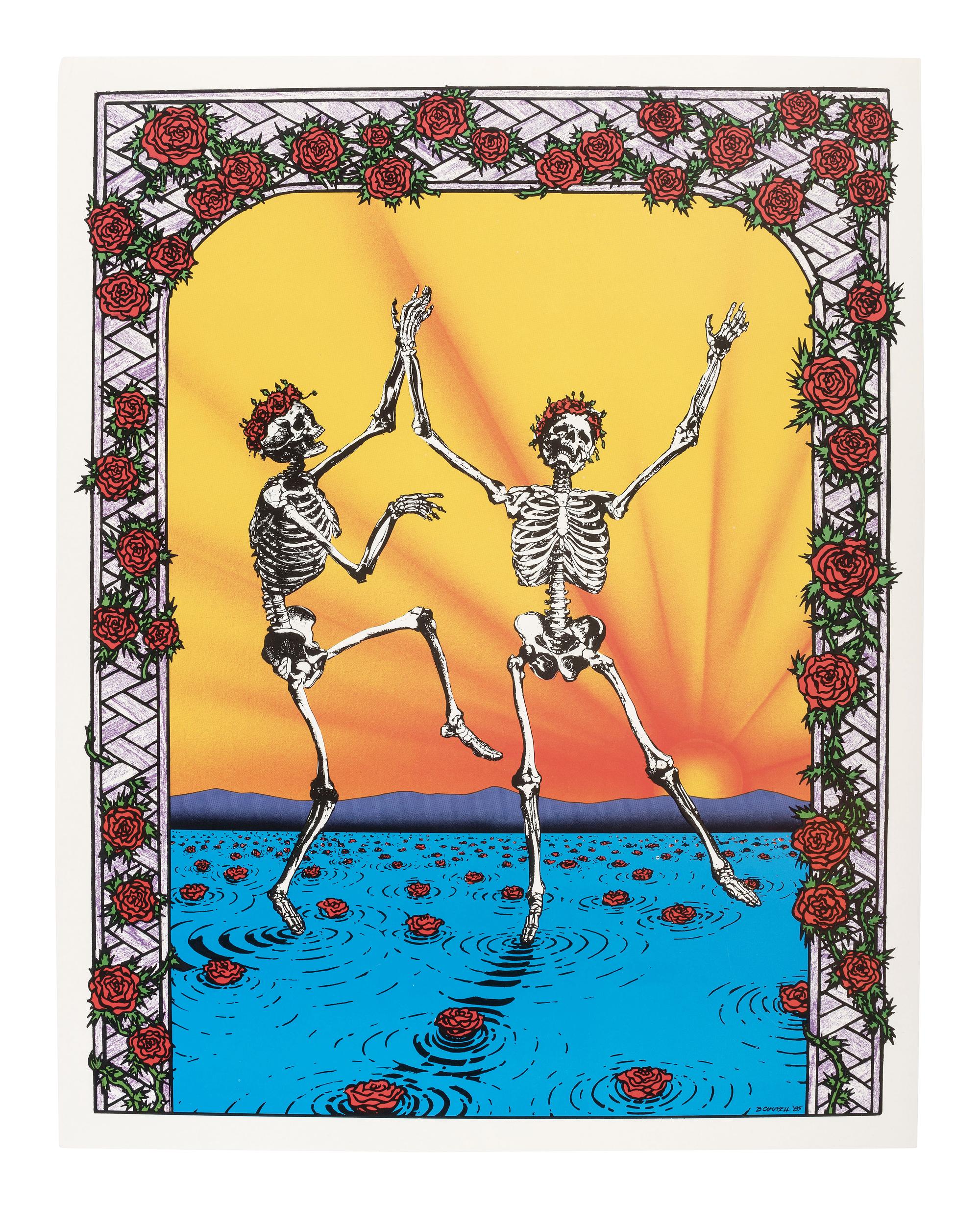 [MUSIC] -- [POSTERS]. A group of 7 posters, most promoting Grateful Dead performances, including artwork by Phillip GARRIS and Rick GRIFFIN, comprising: