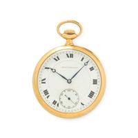PATEK PHILIPPE FOR SPAULDING & CO., 18K YELLOW GOLD POCKET WATCH