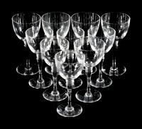A Set of Saint-Louis Glass Stemware
