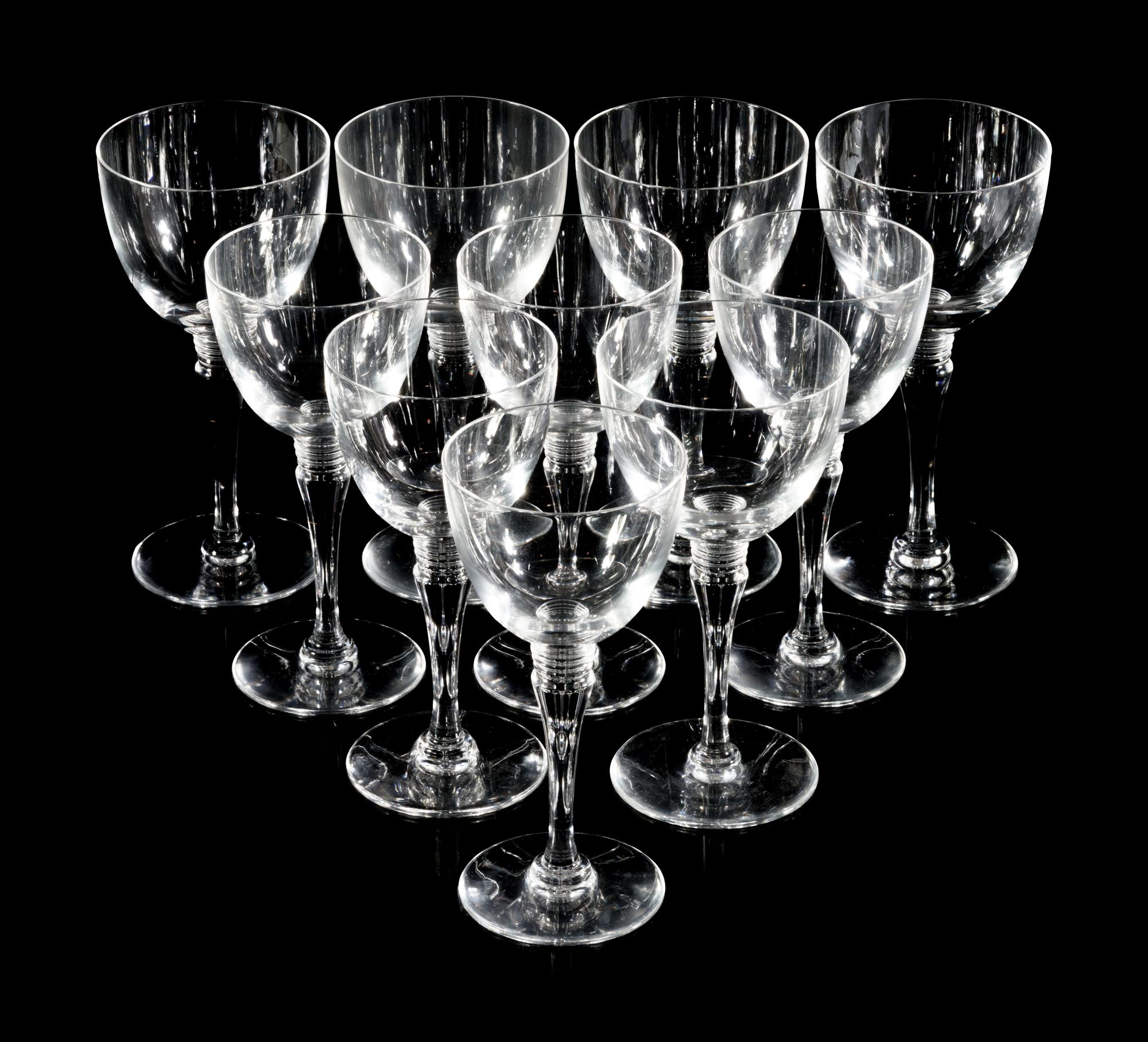 A Set of Saint-Louis Glass Stemware