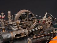 A Case Scale Model Steam Tractor