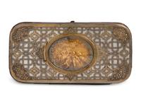 A French Gold, Silver-Gilt and Mother-of-Pearl Cigar Case