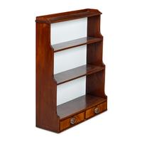 An English Mahogany Hanging Etagere