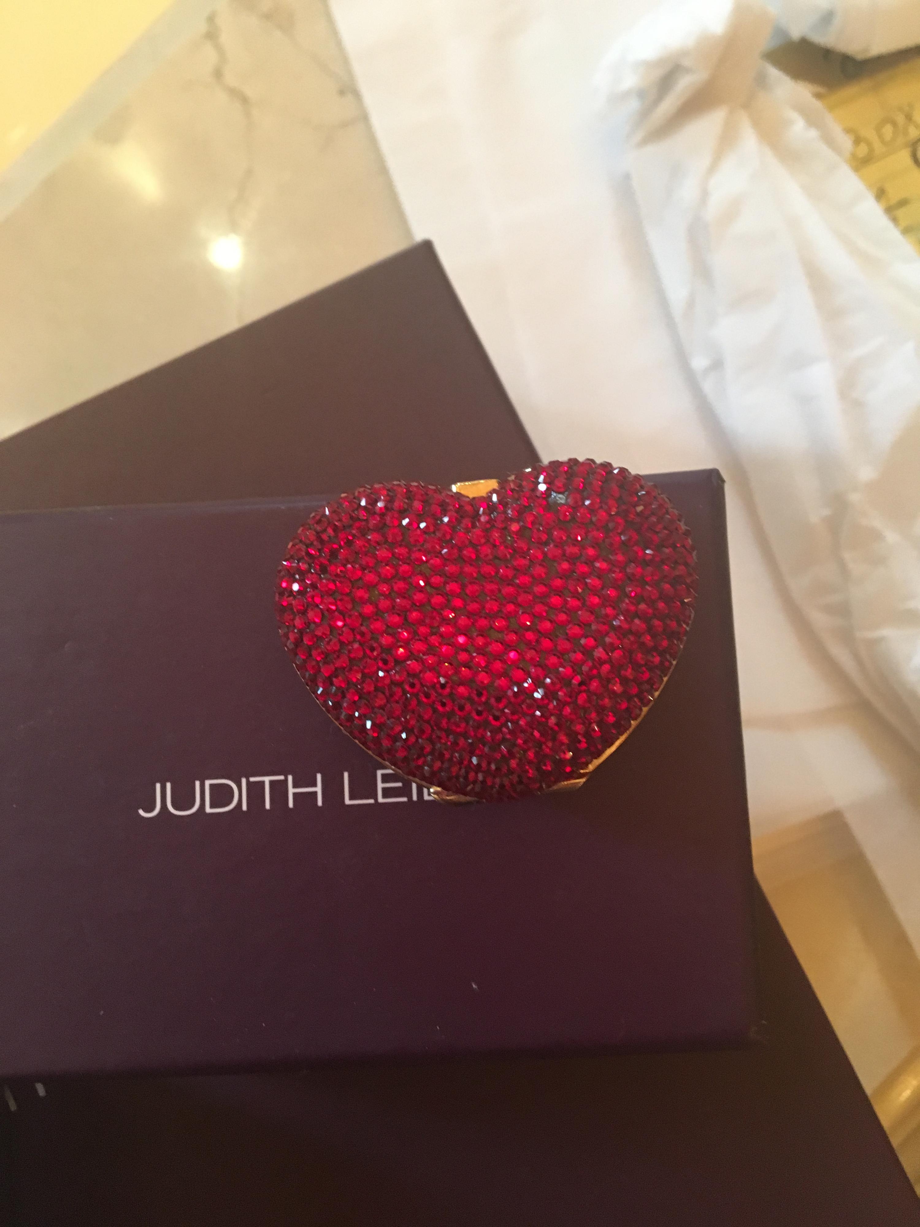 Judith Leiber Mini Heart Minaudiere