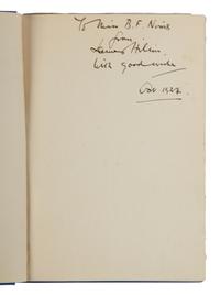 HILTON, James (1900-1954). Good-bye, Mr. Chips . London: Hodder & Stoughton, 1934.