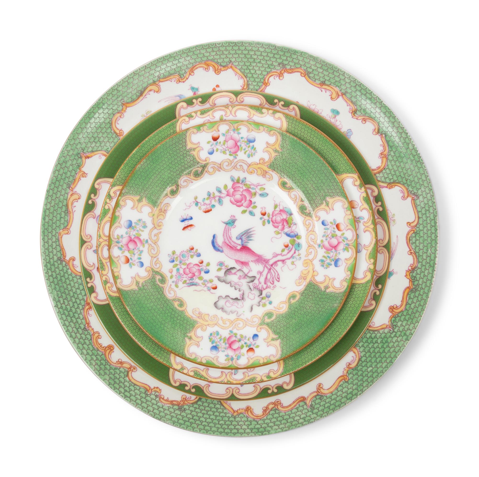 A Minton Porcelain Dinner Service