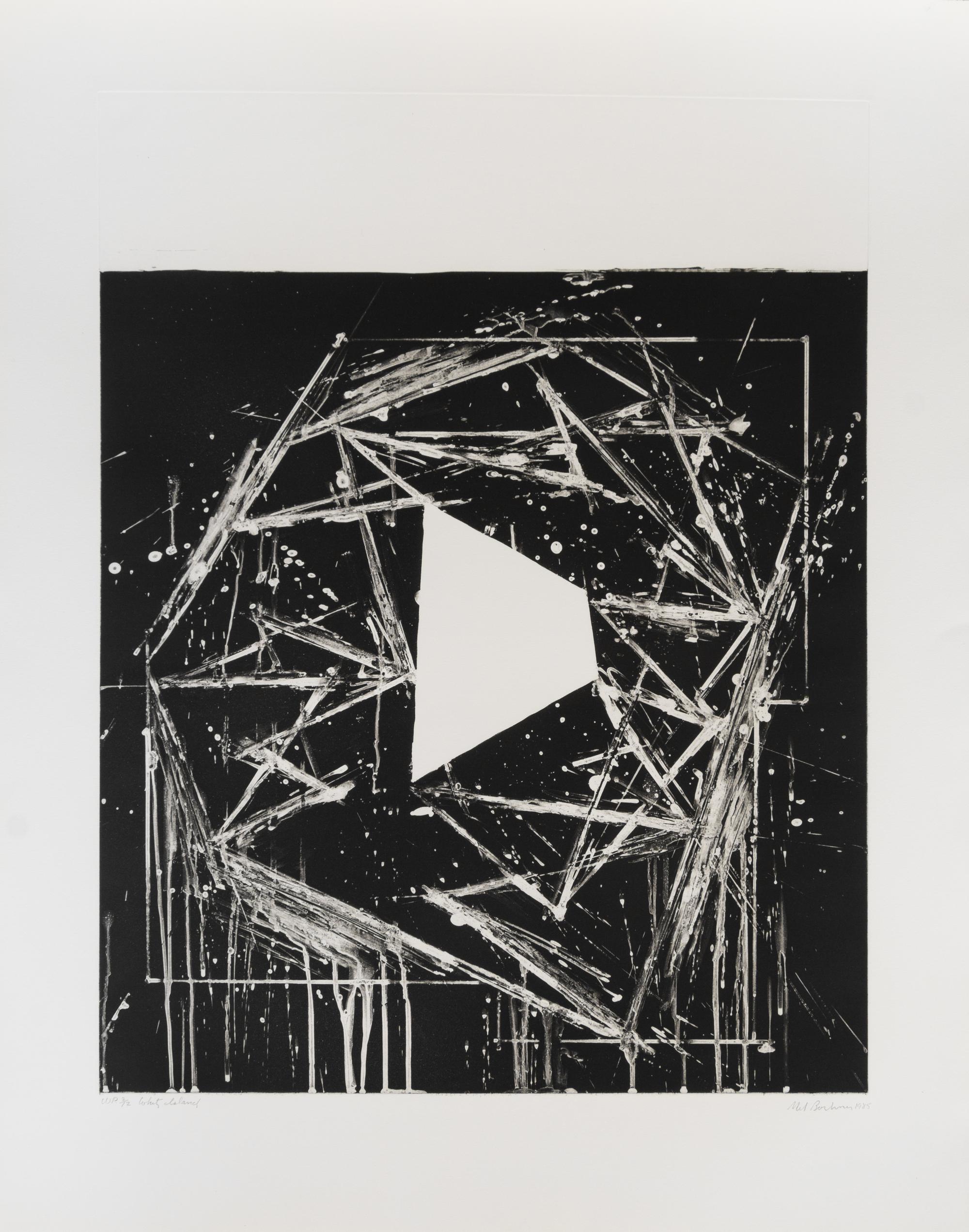 Mel Bochner, (American, b. 1940), White Island, 1985