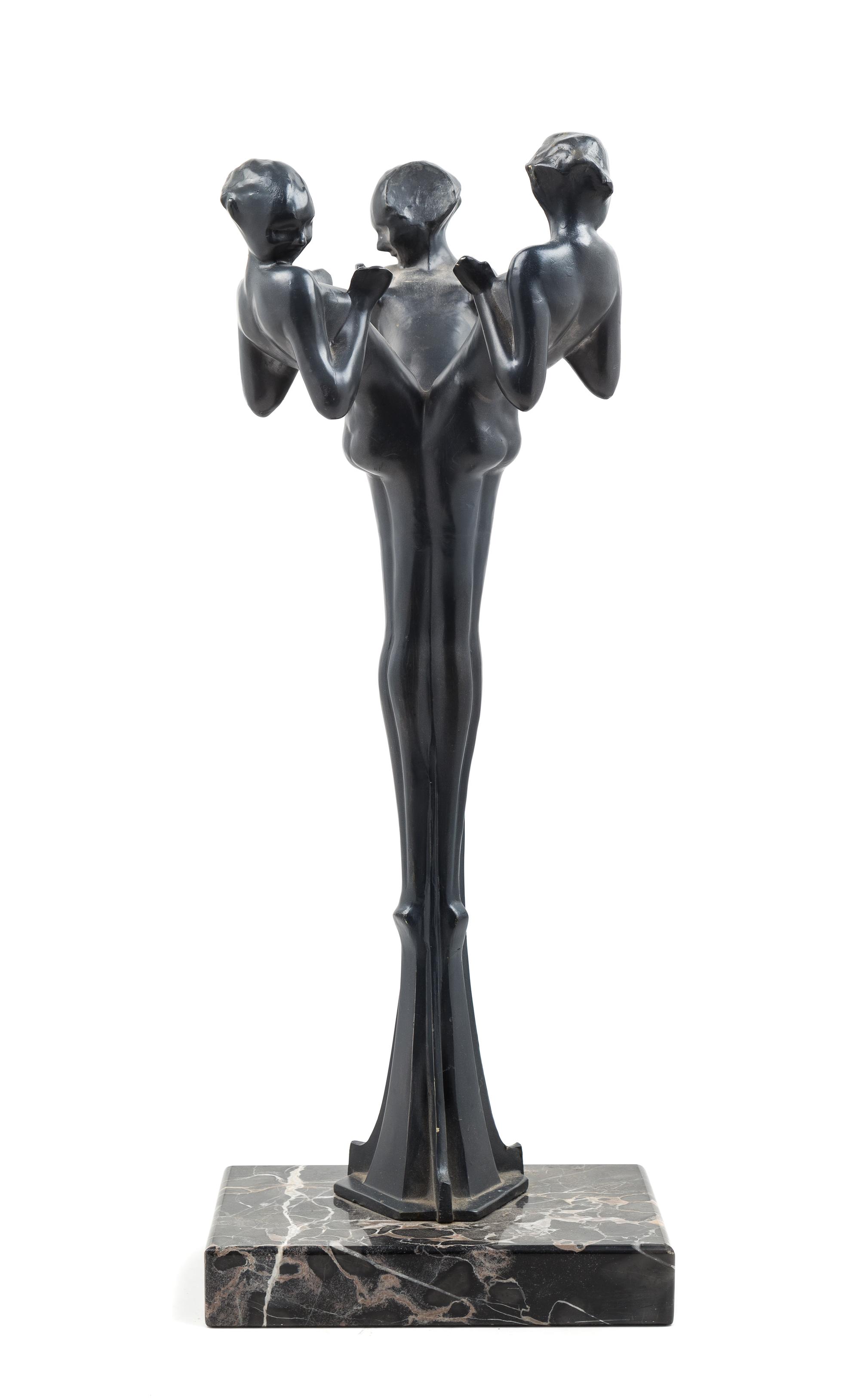 Frankart, USA, 1930s, ashstand, model no. T335, with associated bowl
