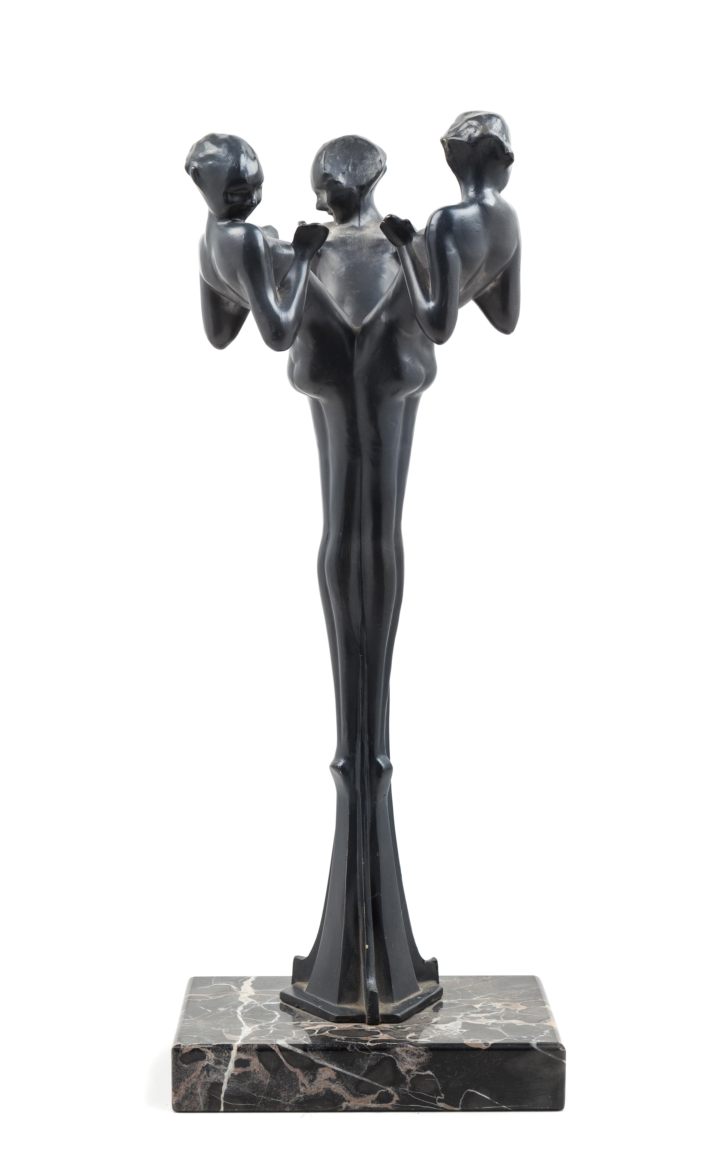 Frankart, USA, 1930s, ashstand, model no. T335, with associated bowl