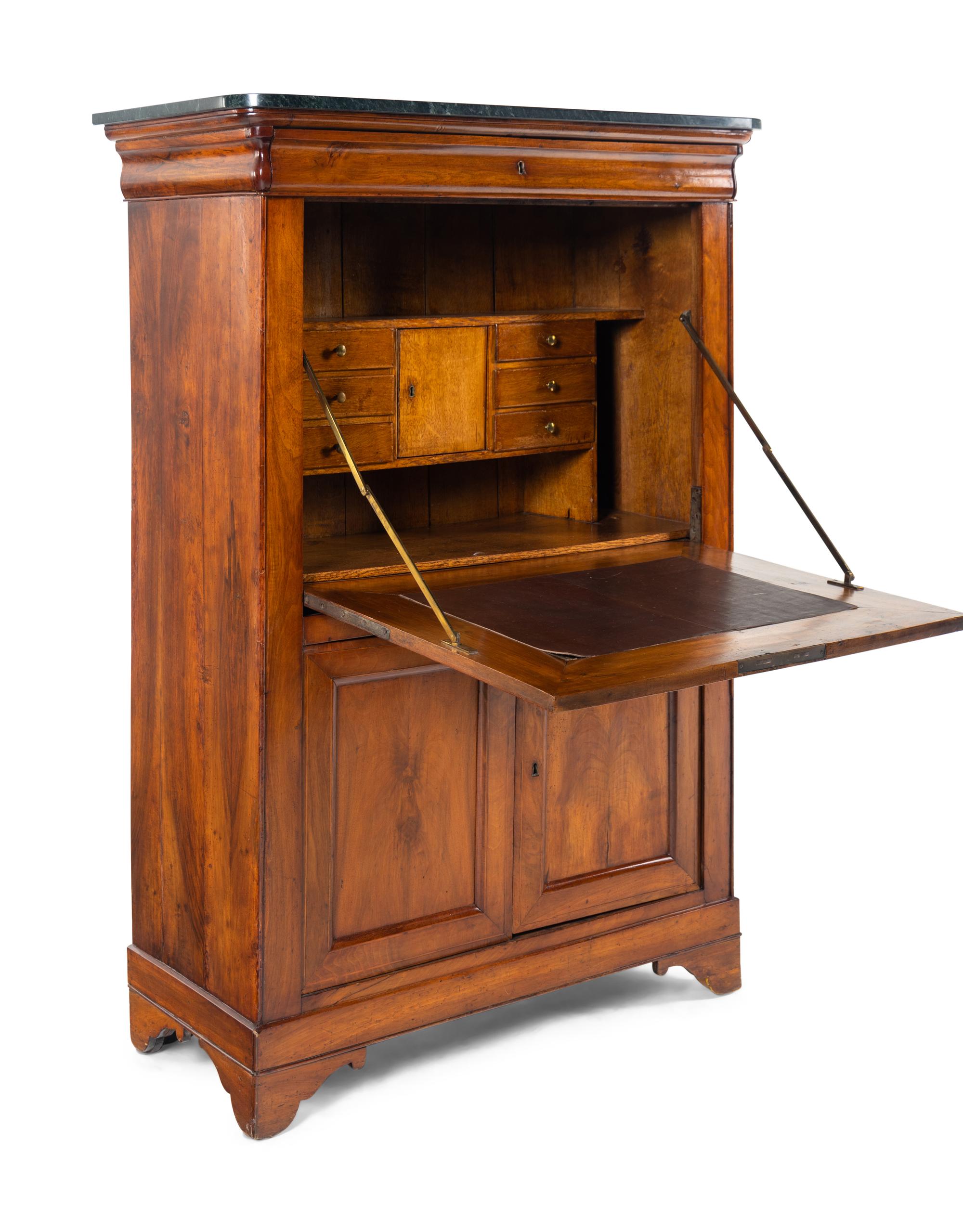 A French Provincial Cherry Wood Secrétaire à Abattant