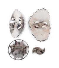Collection of Navajo and Zuni Brooches and Rings