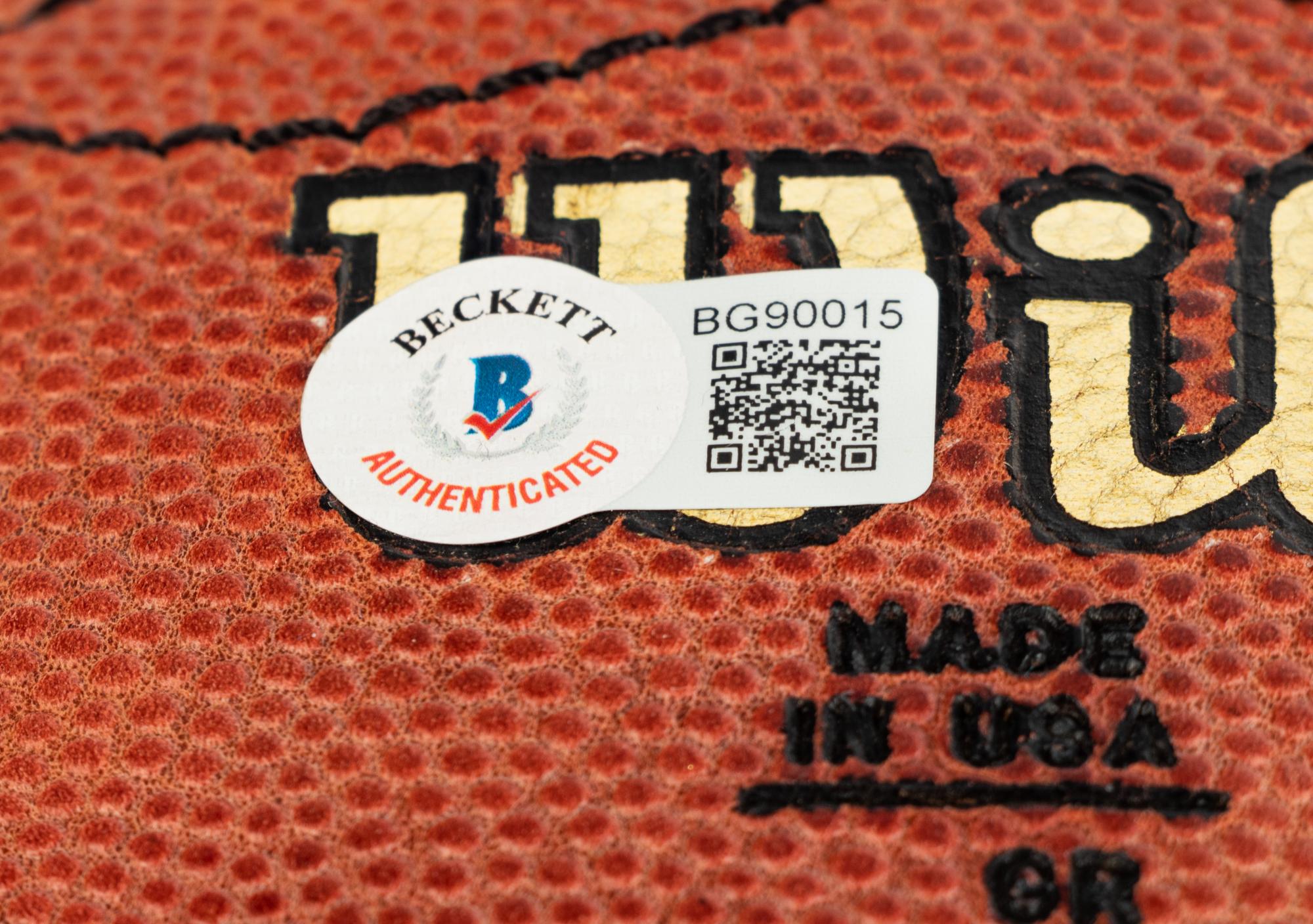 A Group of Football Hall of Fame Signed Autograph Items Including a Joe Namath Football (Beckett Authentication Services BAS Certified),