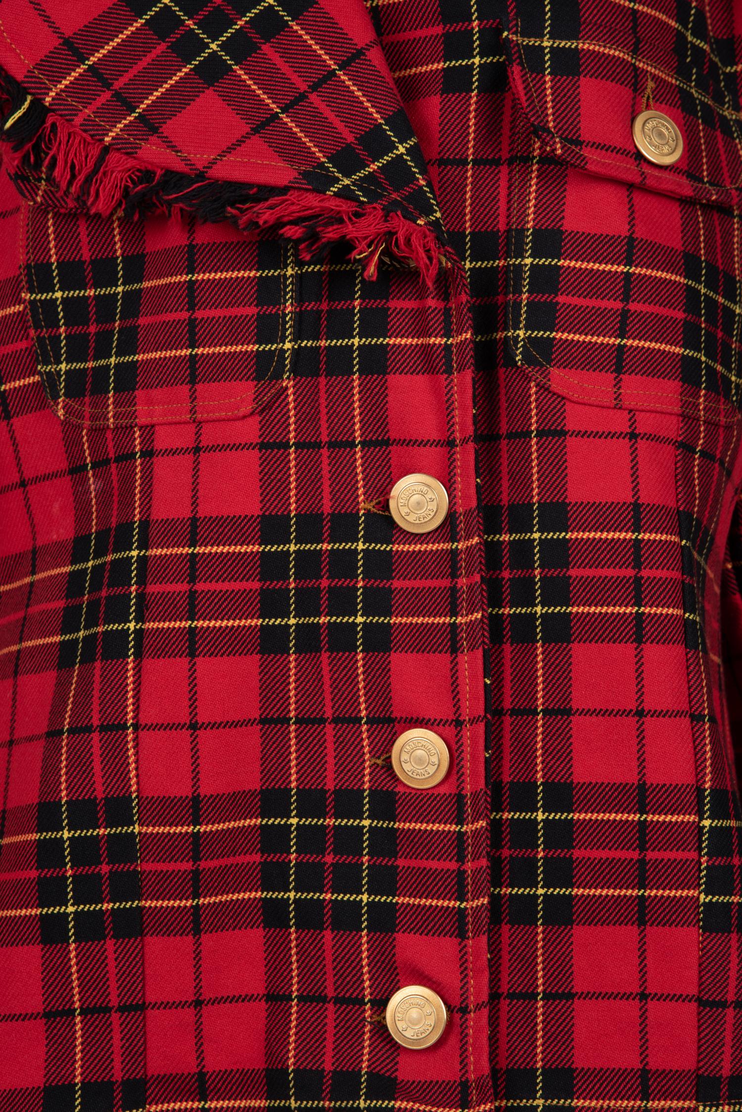 Four Yves Saint Laurent and Moschino Top Pieces: Three Jackets and One Blouse, 1980s