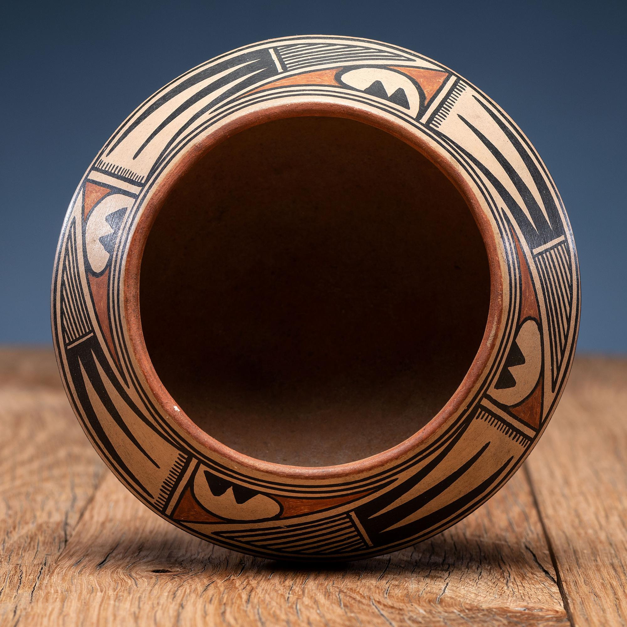 Maria Martinez (San Ildefonso, 1884-1980) Polychrome Pottery Bowl