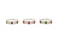 COLLECTION OF GEMSTONE AND DIAMOND RINGS