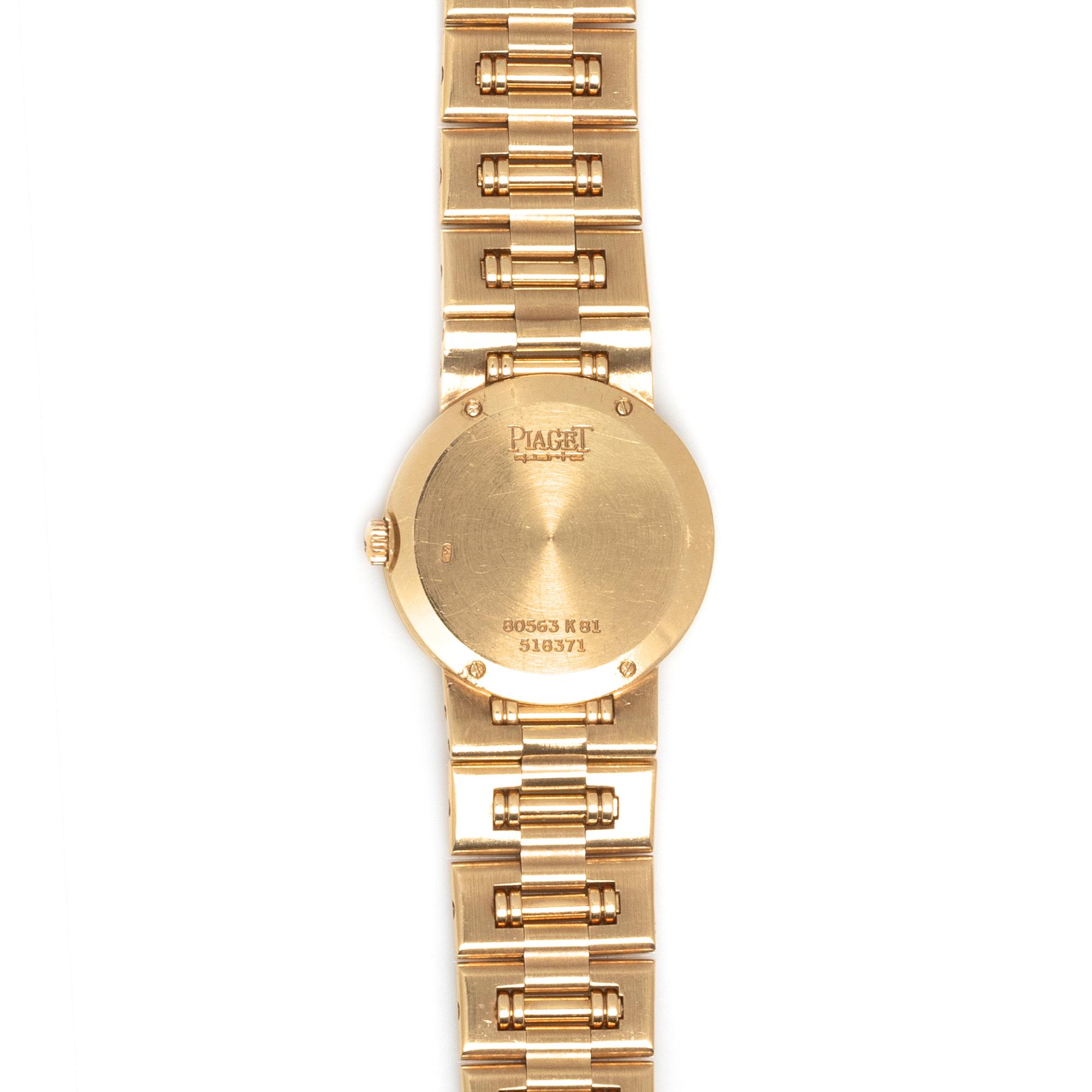 PIAGET, 18K YELLOW GOLD WATCH