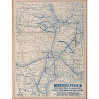 Two Rare Railroad Maps from the Union Pacific and Missouri Pacific Railways