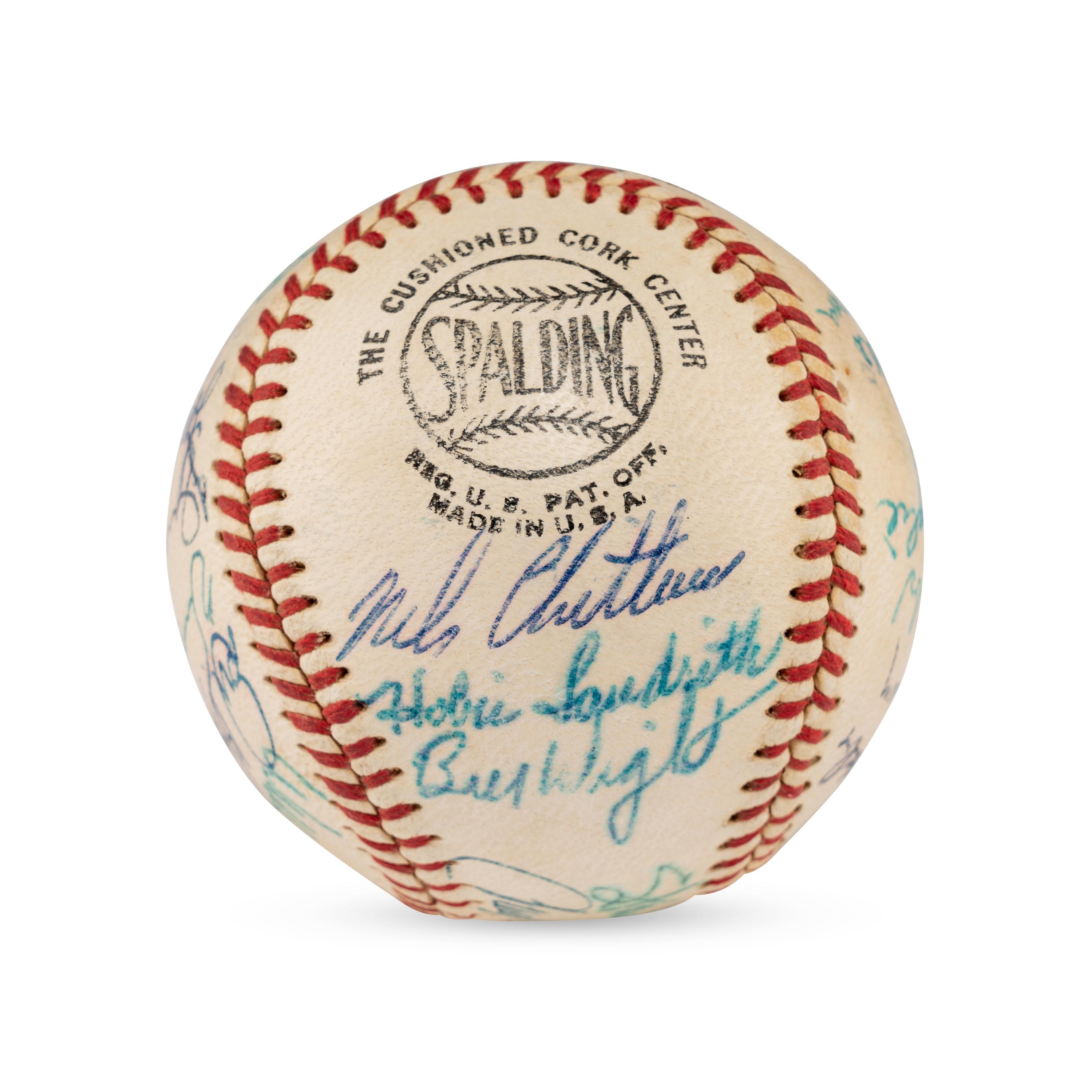 A 1958 St. Louis Cardinals Team Signed Autograph Baseball Featuring Stan Musial (JSA Letter of Authenticity)