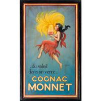 A Cognac Monnet Painted Advertising Sign