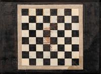 Four Decorated Wood Game Boards